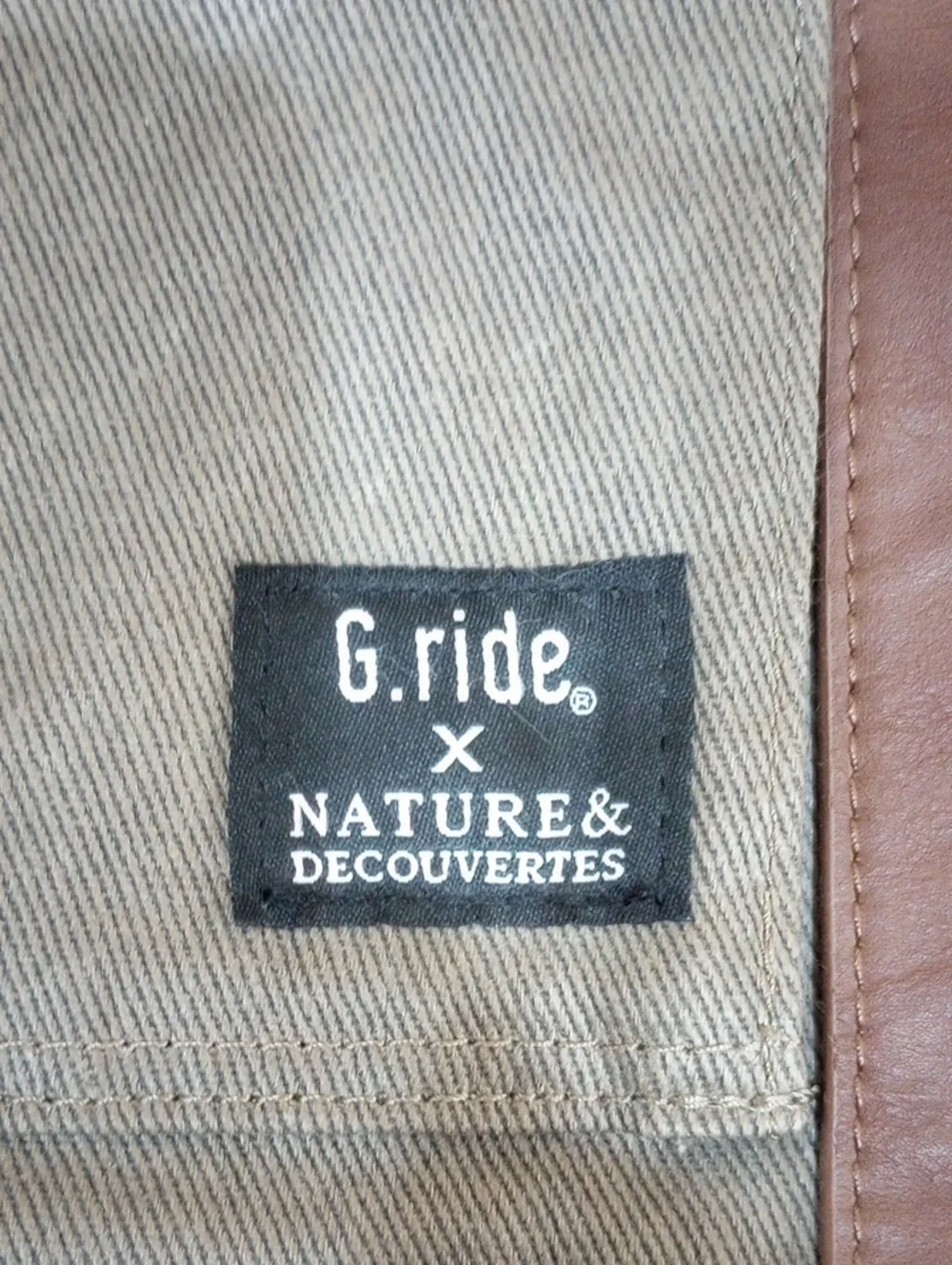 G. Ride France Roll Top Khaki Green Canvas Backpack